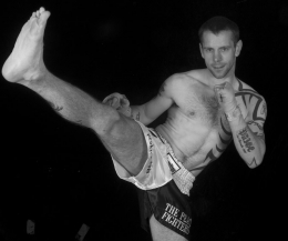 Kickboxer Gary Hamilton is preparing to make a show on Saint Patrick's Day at the Holiday Inn