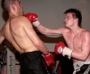 Mark Bird in action and  hits out with some nice punches to Daniel Zahra, Zahra won on points