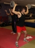 ProKick member Adam Turnbull working hard on just one of the 26 stations of the ProKick circuit