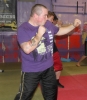 Another one of ProKick's latest beginners working hard in the second week of the beginner's course.