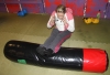 ProKick kickboxing master Brooke Murray working hard on just one of the 26 stations of the ProKick circuit