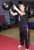 ProKick novice fighter Steven Forde working hard on just one of the 26 stations of the ProKick circuit