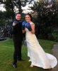 Both bride and groom were back at training within just three days of the nuptials!