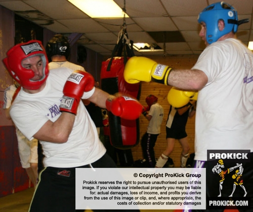 Action from tonights sparring class
