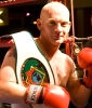 Stuart Jess pictured here with the WKN European title belt