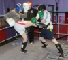 ProKick fighter Davy Foster hard in training with team mate Johnny Smith