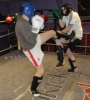 ProKick fighter Johnny Smith hard in training with team mate Davy Foster