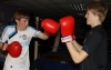 Some of the R.B.A.I squad practising their new boxing skills