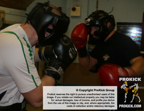 Action from todays sparring at Eastside boxing club