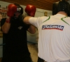 Gorka a kickboxer, trains out of the Prokick Gym was at the Eastside boxing club for some sparring with contender Belshaw.