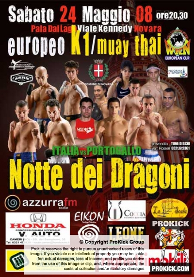 Unleash the Dragon - Novara Italy will see two championship matches when Portugal takes on Italy for two European amateur titles on May 24