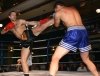 High kicking action from Gary Hamilton against Massigliano Cannistraro