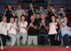 Team leaders Harry Robinson and Nigel Carson joined in on the action too at the Princes Trust prokick kickboxing class