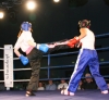 Ursula in her debut kickboxing bout