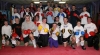 Prokickers faithfully donned their own shin guards at the famous east Belfast kickboxing gym