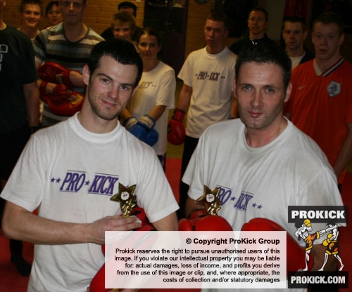 Eddie Salmon was joint winner in the points style event he faced new orange belt Ross Hamilton,