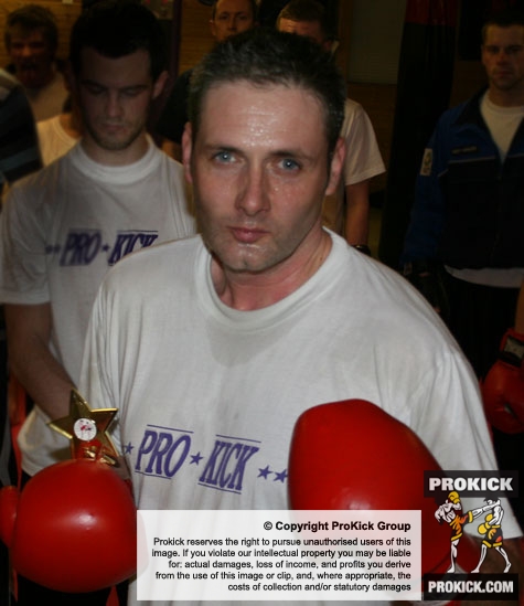 Top ProKick instructor Eddie Salmon wins the Prokick says: – kickboxing version of Simon says.