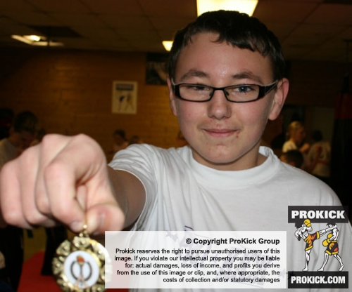 Proud Dale wins a medal for Shadowboxer of the day