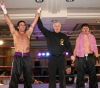 Adrian Moat wins his debut fight at the Hilton hotel