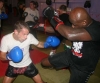 Gary Hamilton in action with it was great K1 Legend Ernesto Hoost- to be given advice from Legend Mr Hoost is beyond words.” Said Gary Hamilton.