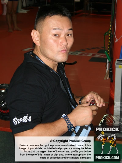 Doi-San just arrived in from Japan he has been working with Ernesto Hoost from 1996