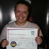 Assistant Instructor Lisa McAlees obtains her yellow belt