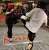 ProKick member Jamie McCasker kicks out on the last week of ProKick HQ's beginner sparring course.
