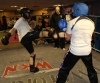 ProKick members Victor Gembalski and David Magill sparring on the last week of ProKick HQ's beginner sparring course.