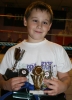 LEith Braiden with his winning trophies