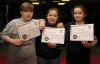 The Smyth's from the Falls Prokick Club get their first grade - Yellow belt