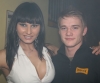 Team mate Mark Bird who was also video man on the night pictured here with one of the italian ring girls