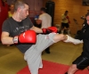 ProKick member Chris Truesdale on the second night of the sparring course