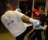 ProKick member and new orange belt Robert Buchanan sparring