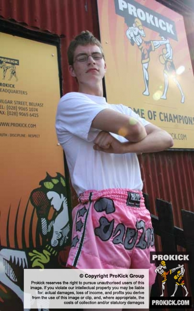 16 year old kickboxer Adam Turnbull says - I'm a tough guy, I wear pink and I wax!