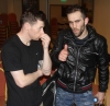 ProKick fighter congratulating his opponent after the event in Nicosia, Cyprus on 9th March 2012.