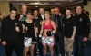 ProKick fighters with opponents after the event in Nicosia, Cyprus on 9th March 2012.