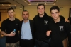 ProKick fighters with referee Mr Socrates Socratous after the event in Nicosia, Cyprus on 9th March 2012.