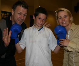 Young Luke won best student of the course award