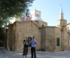 ProKick fighters Darren McMullan and Peter Rusk take in some of the tourist sights of Nicosia.
