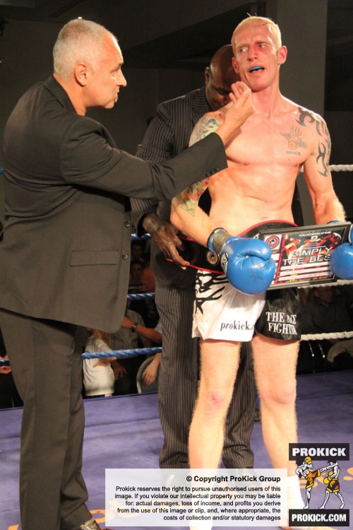 Crowned King of Europe by the WKN top Man Mr Cabrera at the Thai-Tanic event Belfast June 10th 2012