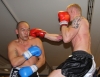 ProKick fighter Darren McMullan lands a hard punch to opponent Barry Haberland from Holland.