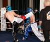 High kicking Bird was in non stop action in his bout with young Moran