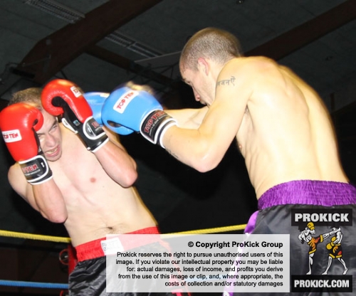 ProKick's Davy Foster taking the fight to the front foot against Julien Aeschilmann