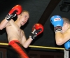 ProKick's Davy Foster covering up well as Swiss Aeschilmann takes the fight forward