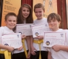 Shannon, George, Jordan and Jacob Eyre all pass their Orange Belt