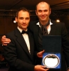 Ian Young is the 2007 ProKick Kickboxing Fighter of the Year - Ian Young with host and BBC’s TV favourite Joe Lindsay