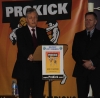Northern Ireland First Minister Peter Robinson Addressing the ProKick Team.