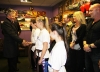 The new ProKick junior Black Belts greeting the First Minister on his visit to ProKick HQ.