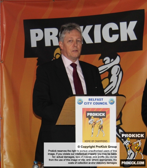 Northern Ireland First Minister Peter Robinson congratulates ProKick on its success over the past 20 years.