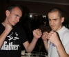 Davy Foster came Face-to-Face with his Swiss opponent Julien Aeschlimann at the Weigh-in